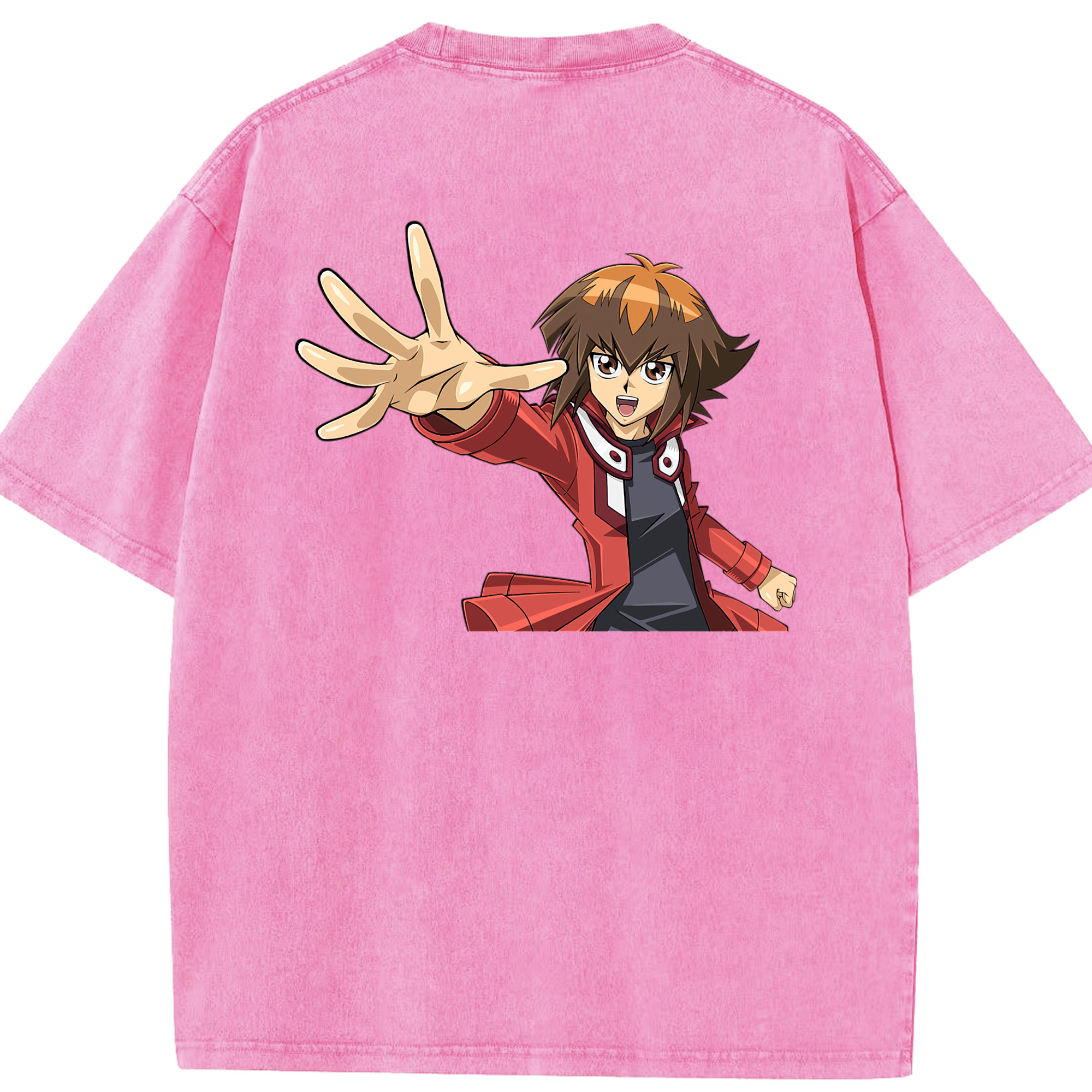 （画像用） 遊☆戯☆王 Yu-Gi-Oh! 綿100% ヴィンテージ風 半袖Tシャツ（背面プリント）
